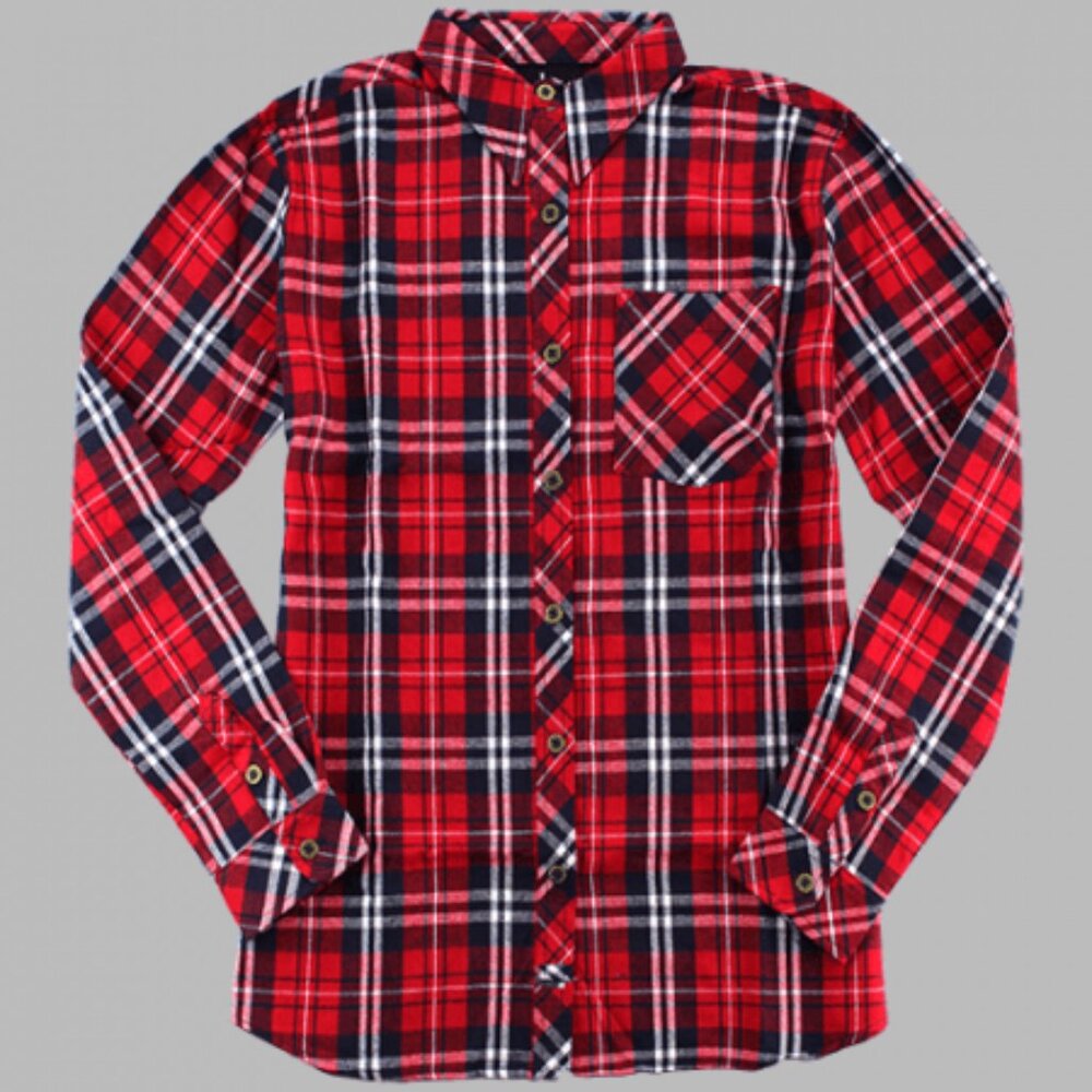 ESSENTIAL FLANNEL BUTTONDOWN